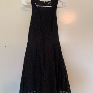 Lacey Black Party Dress